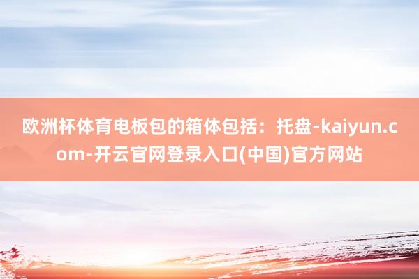 欧洲杯体育电板包的箱体包括：托盘-kaiyun.com-开云官网登录入口(中国)官方网站