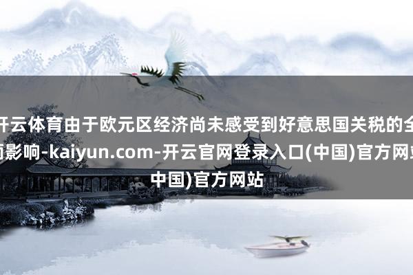 开云体育由于欧元区经济尚未感受到好意思国关税的全面影响-kaiyun.com-开云官网登录入口(中国)官方网站